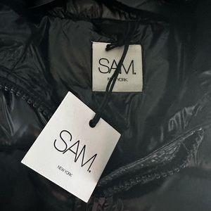 Black Sam puffer coat women